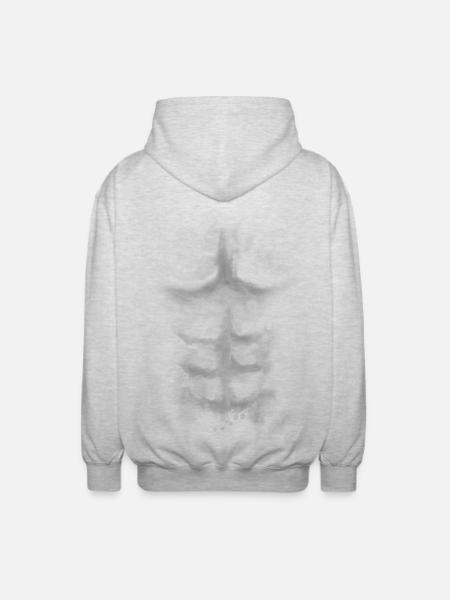 Wet shirt - Unisex Kapuzenjacke - Hellgrau meliert