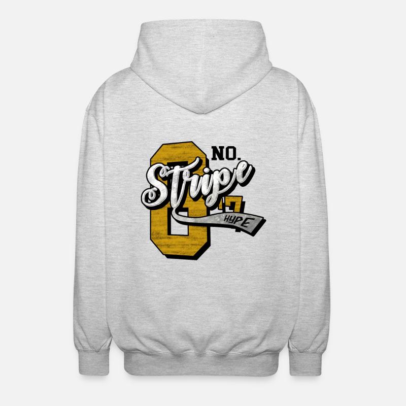 Stripe hype - Unisex Hooded Jacket - light heather grey