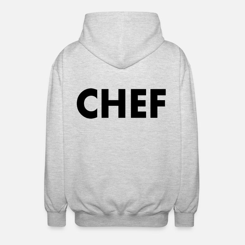 Chef - Veste à capuche unisexe - gris clair chiné
