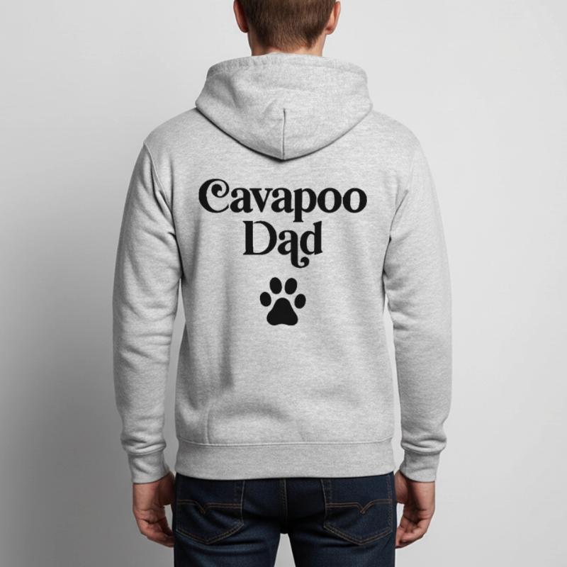 Papa Cavapoo Veste à capuche unisexe