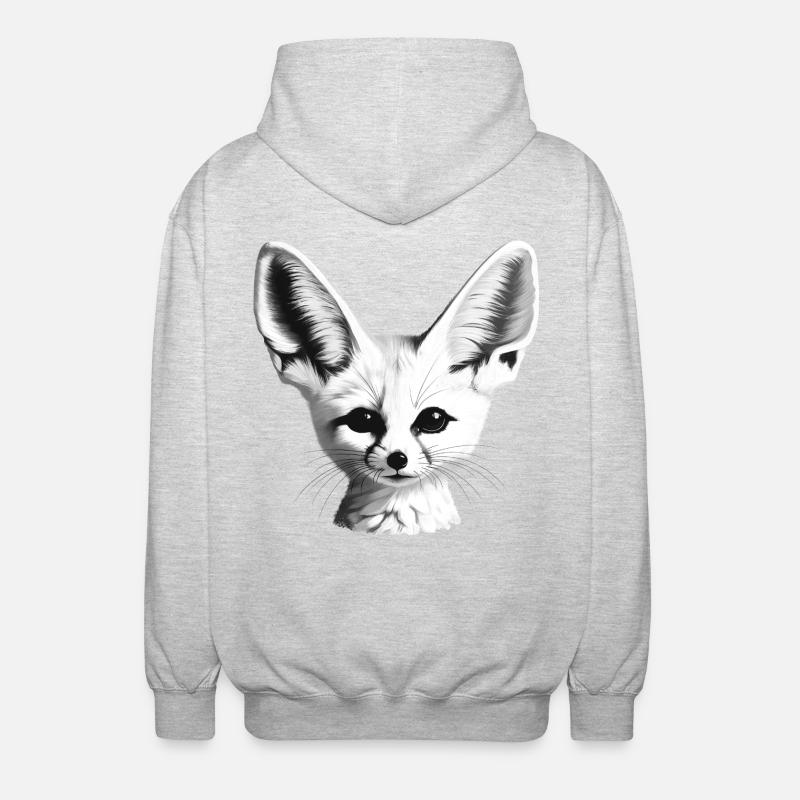 Fennec - Unisex Hooded Jacket - light heather grey