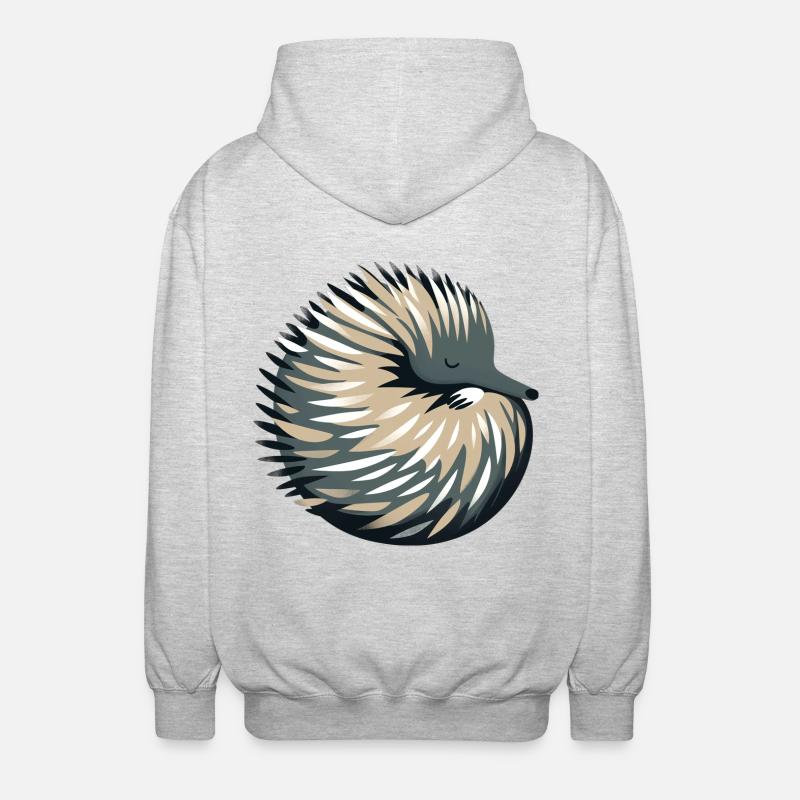 Ameisenigel - Unisex Kapuzenjacke - Hellgrau meliert