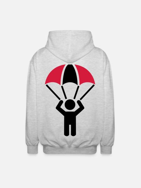 parachute - Unisex Hooded Jacket - light heather grey