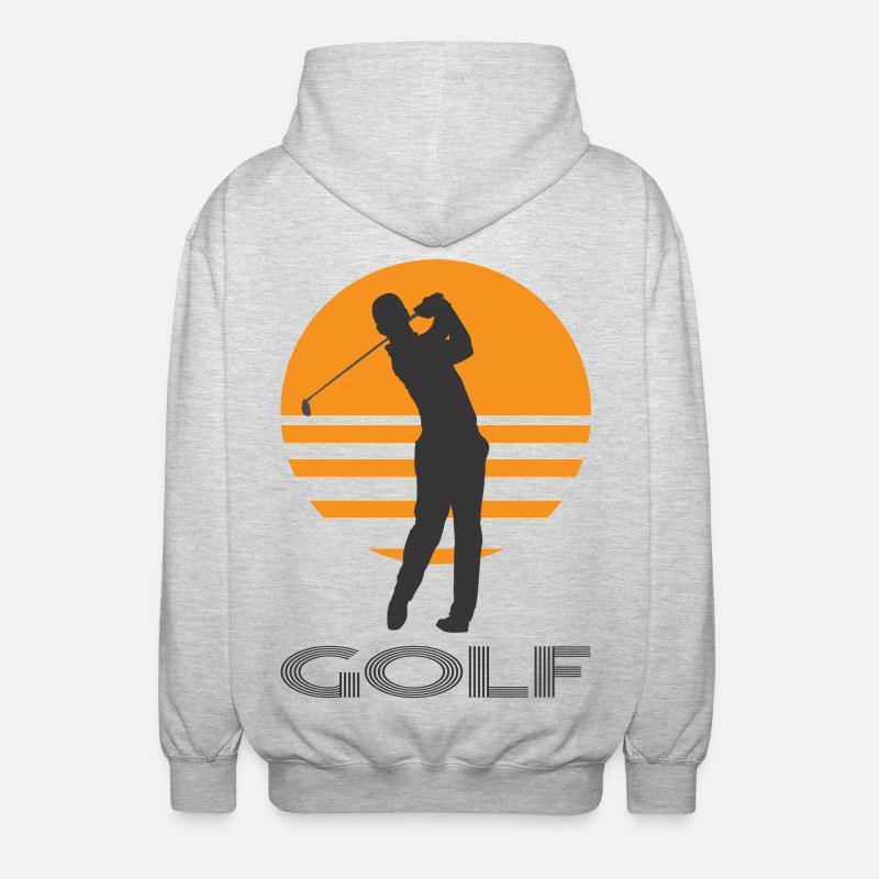 Le golf - Veste à capuche unisexe - gris clair chiné