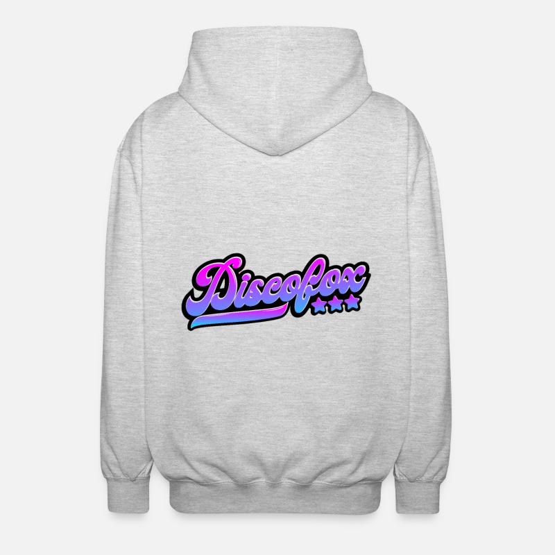 Discofox dancing gift shirt - Unisex Hooded Jacket - light heather grey