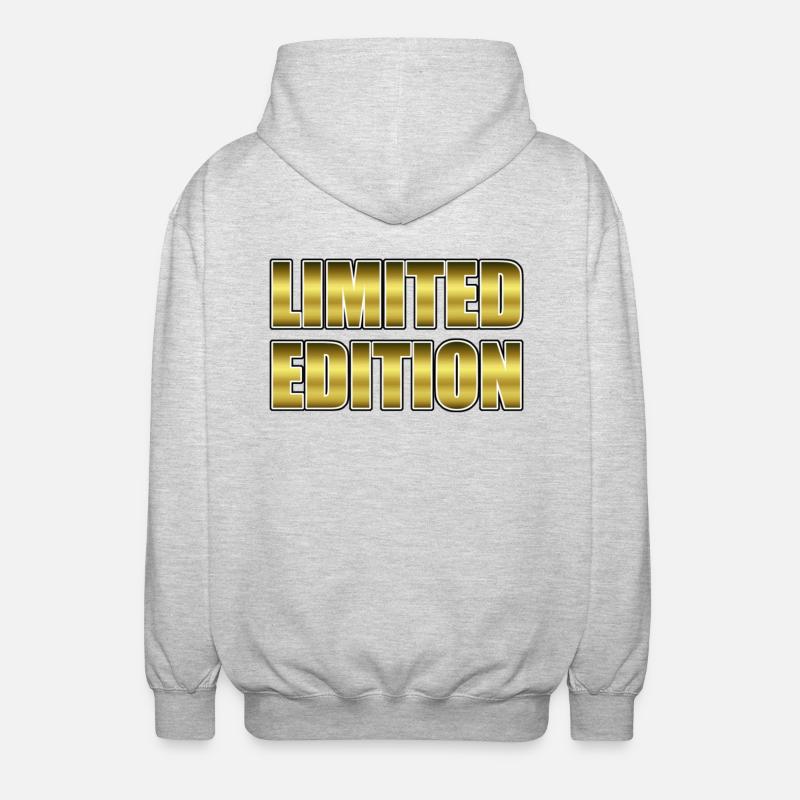 ÉDITION LIMITÉE - Veste à capuche unisexe - gris clair chiné