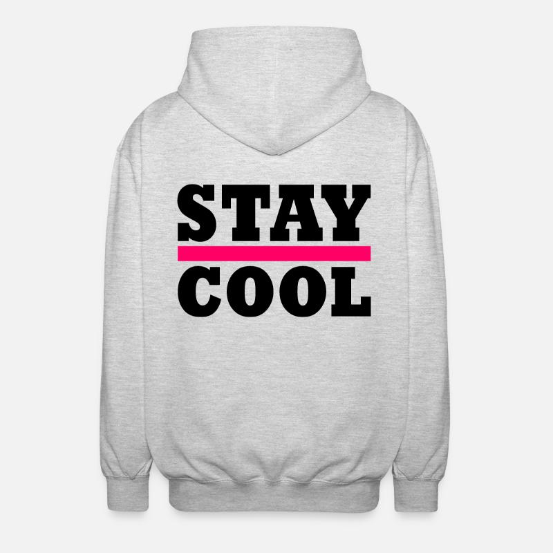 Stay cool - Veste à capuche unisexe - gris clair chiné