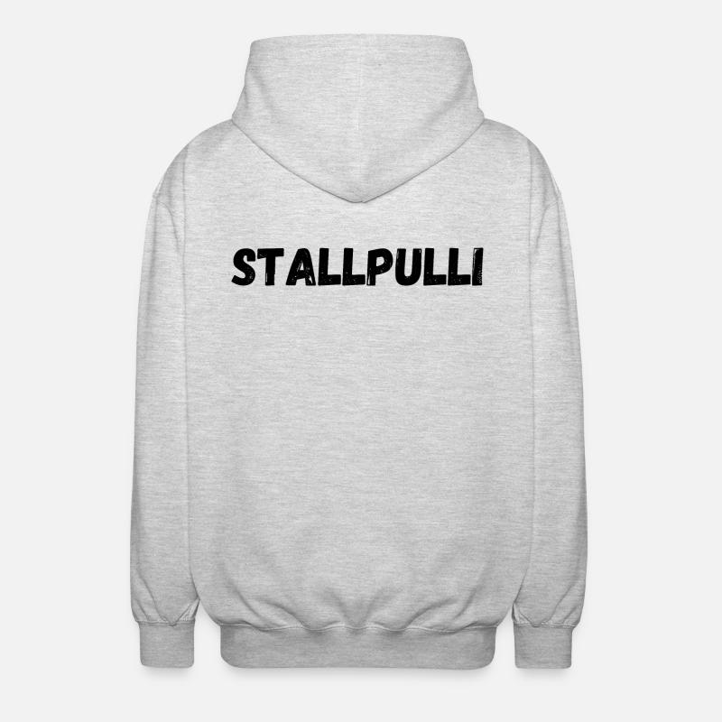 Sallpulli - Unisex Kapuzenjacke - Hellgrau meliert