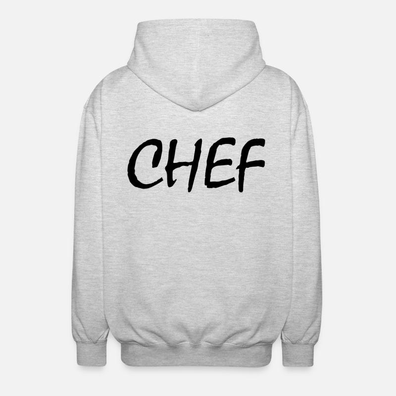 Chef - Veste à capuche unisexe - gris clair chiné