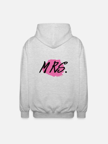 MRS-Sammlung - Unisex Kapuzenjacke - Hellgrau meliert