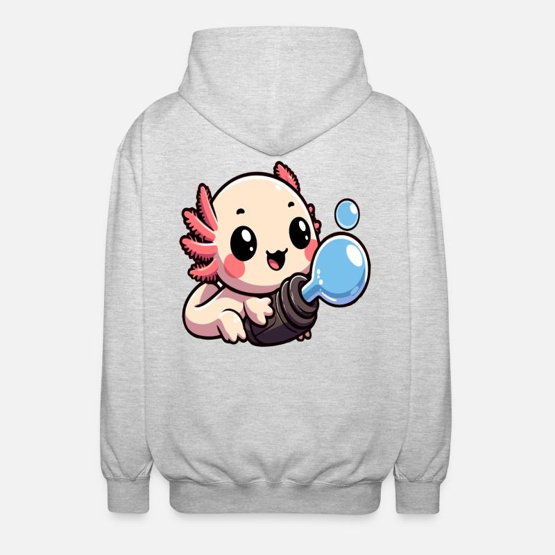 Bubble Buddy Schlüpfling - Unisex Kapuzenjacke - Hellgrau meliert