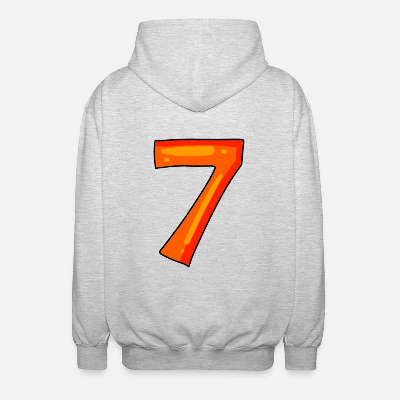 7 - Unisex Hooded Jacket - light heather grey