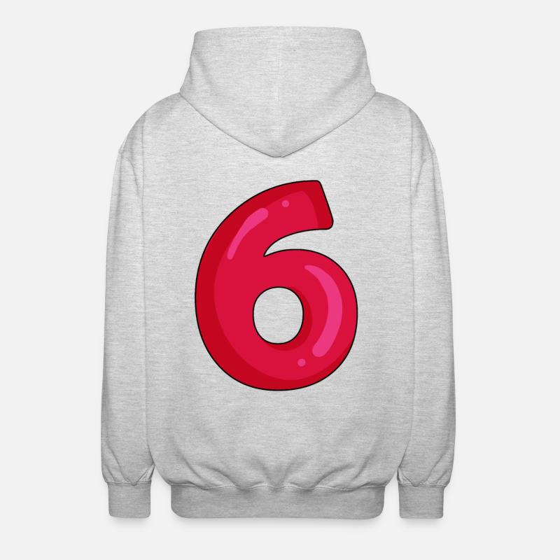6 - Veste à capuche unisexe - gris clair chiné