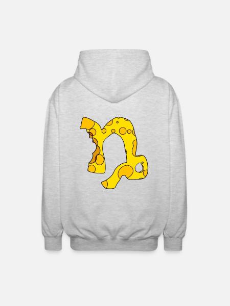 Sternzeichen Steinbock - Unisex Kapuzenjacke - Hellgrau meliert