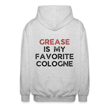 Funny Mechanic Quote | Car Mechanic - Unisex Hooded Jacket - light heather grey - Back - AI Model Male 185 light (185cm)