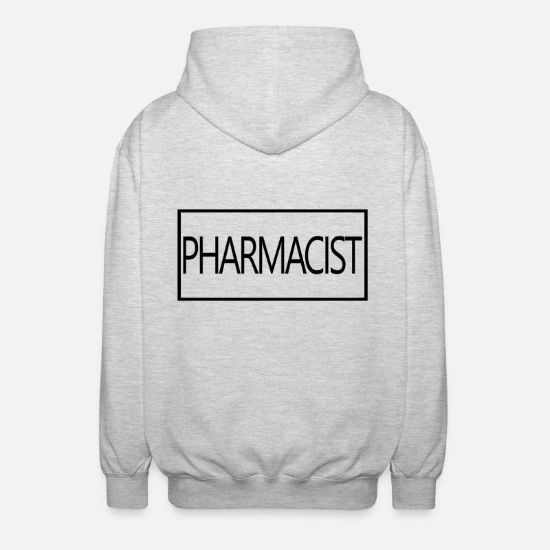 Apotheker Stolzer Absolvent des Apothekerstudiums - Unisex Kapuzenjacke - Hellgrau meliert