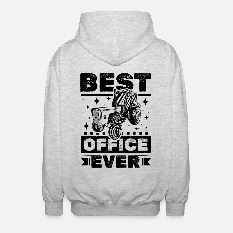 Bureau de Traktor - Veste à capuche unisexe - gris clair chiné