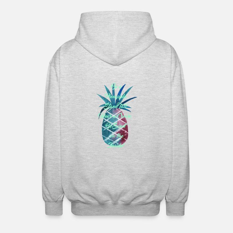 Be a Pineapple: Lapis - Unisex Kapuzenjacke - Hellgrau meliert