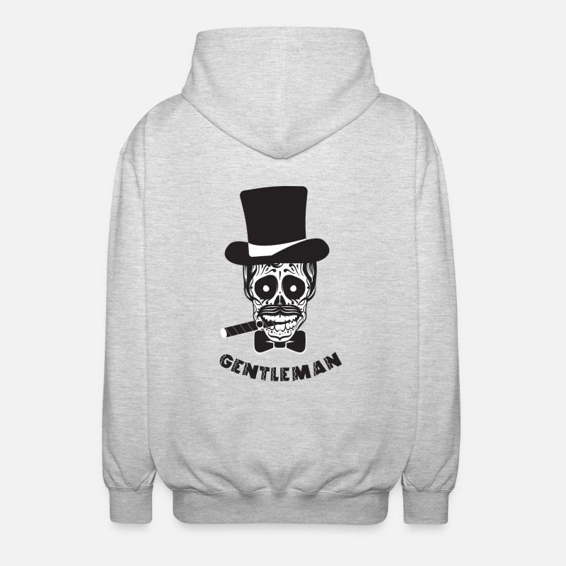GENTLEMAN - Unisex Hooded Jacket - light heather grey