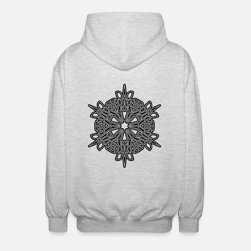 RF319BLACKUK - Unisex Hooded Jacket - light heather grey