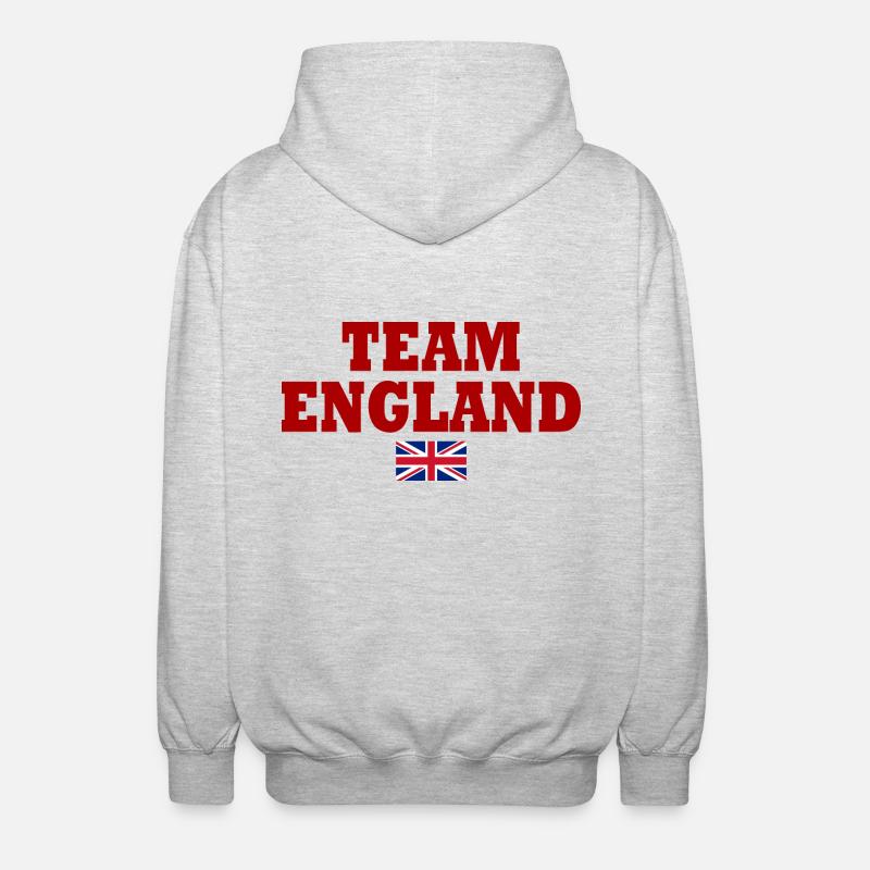 angleterre - Veste à capuche unisexe - gris clair chiné