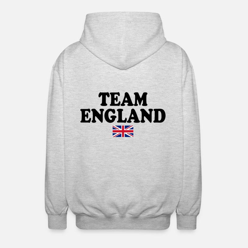 angleterre - Veste à capuche unisexe - gris clair chiné