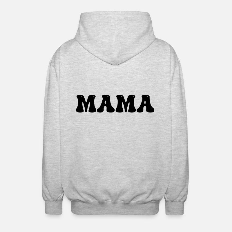 Mama - Beste Mama - Unisex Kapuzenjacke - Hellgrau meliert