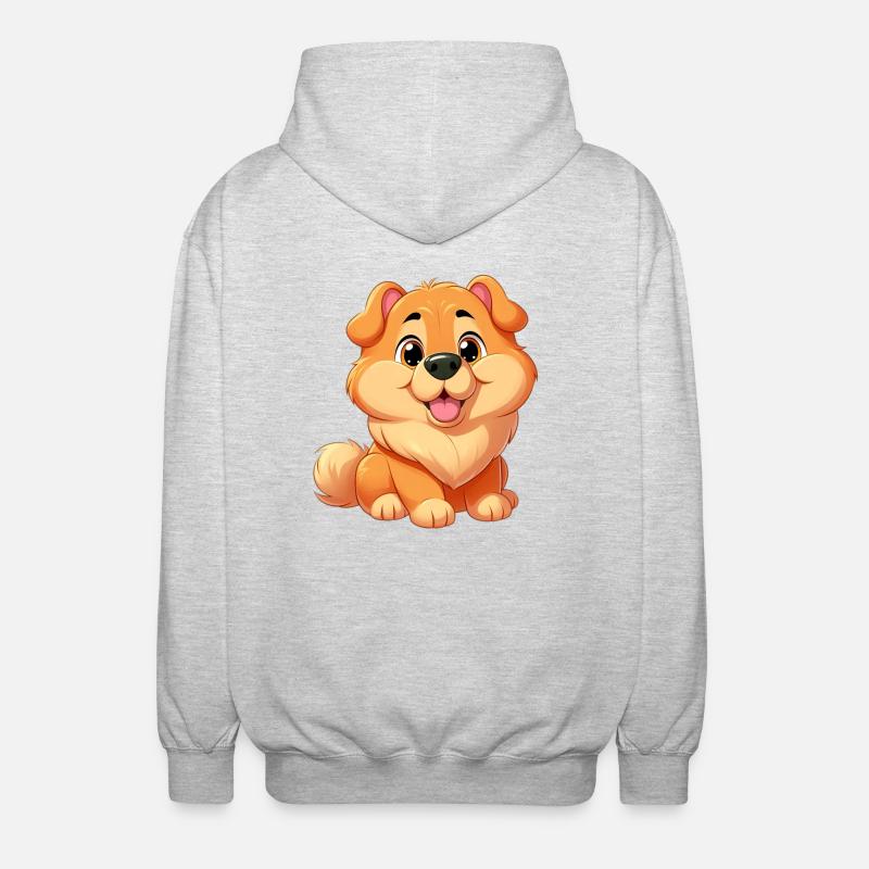 chowchow - Veste à capuche unisexe - gris clair chiné