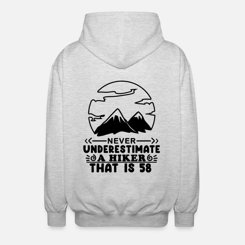 v - Veste à capuche unisexe - gris clair chiné