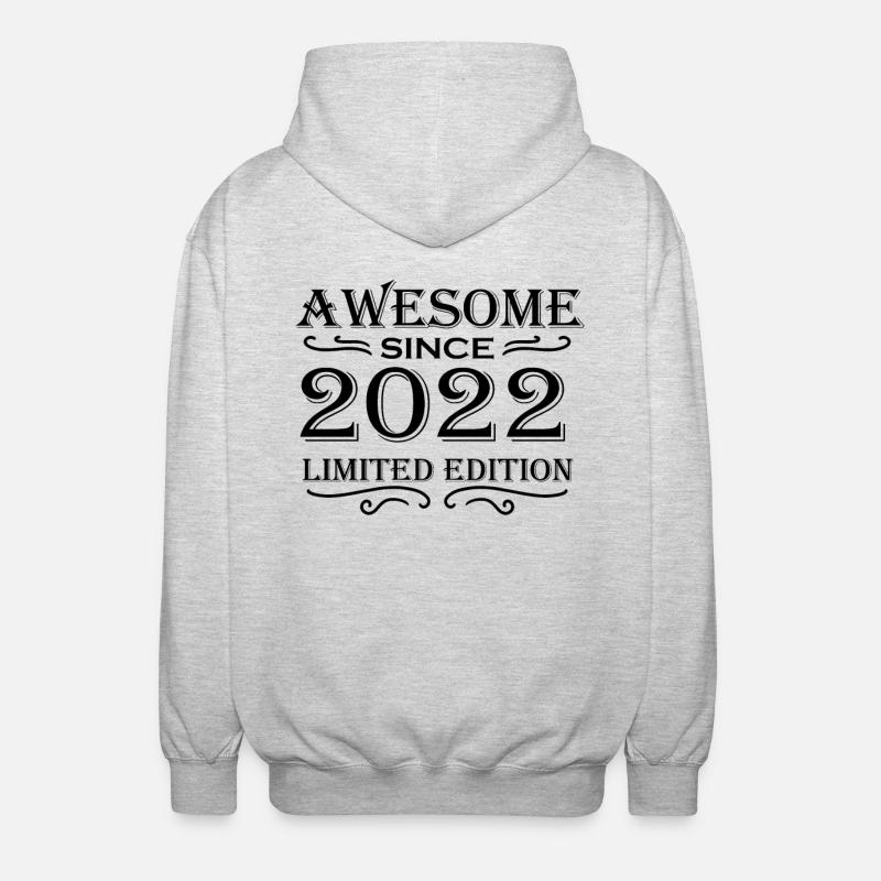 2022 - Millésime 2022 - Veste à capuche unisexe - gris clair chiné