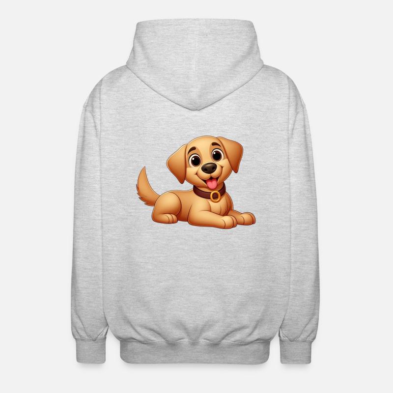 Labrador 10 - Unisex Kapuzenjacke - Hellgrau meliert