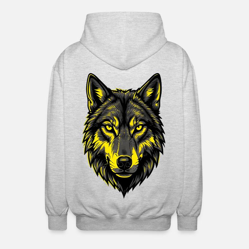 L’Alpha - Veste à capuche unisexe - gris clair chiné