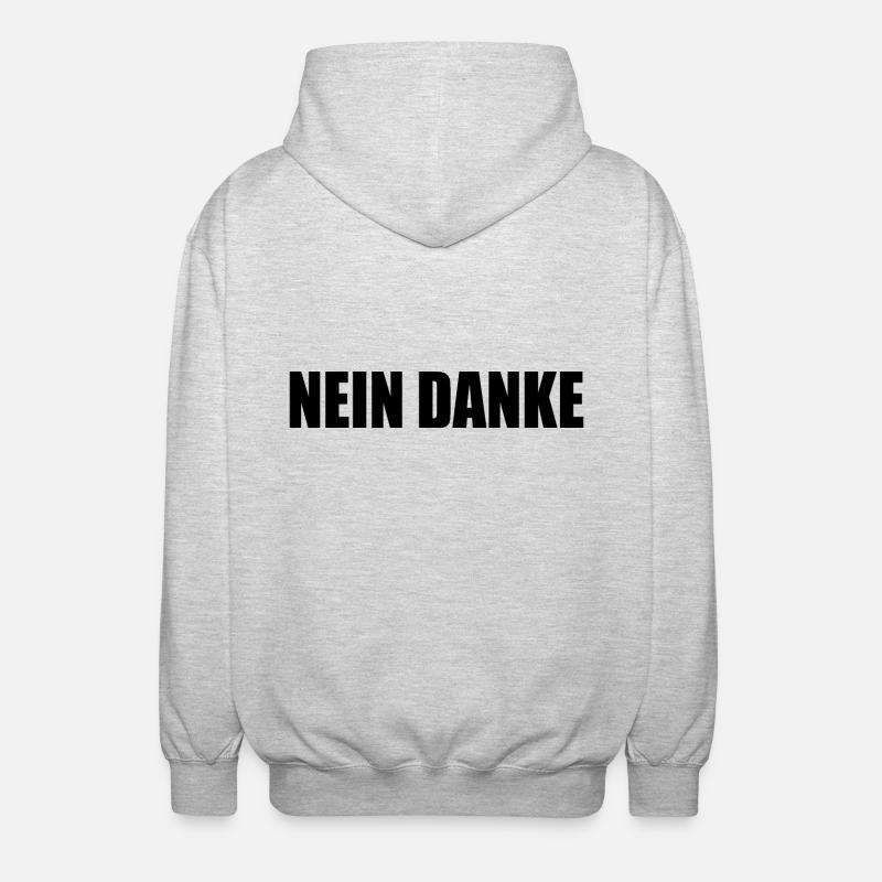 text77 - Unisex Kapuzenjacke - Hellgrau meliert