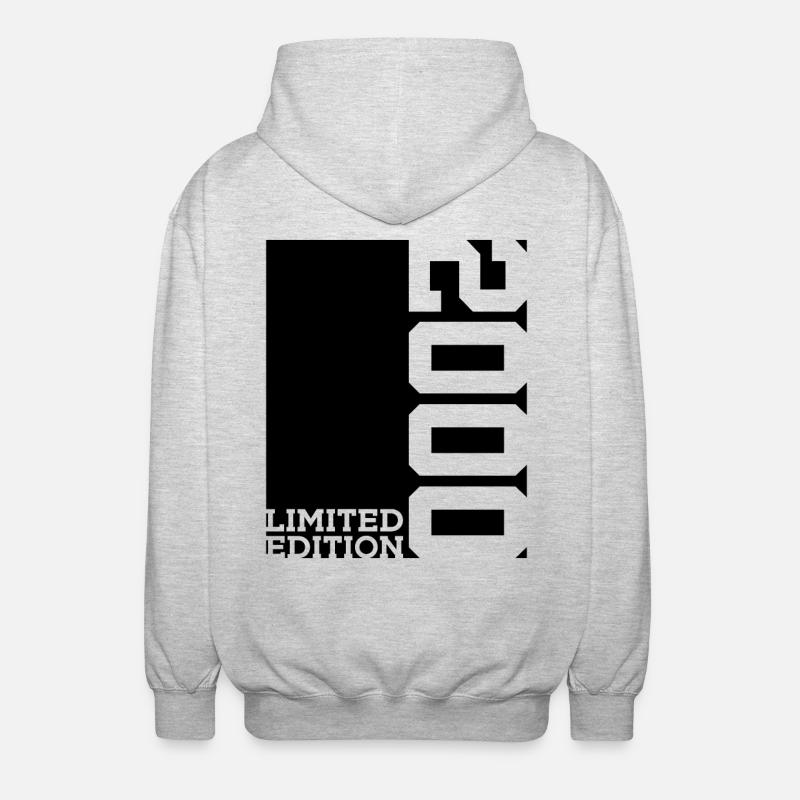 ÉDITION LIMITÉE 26E ANNIVERSAIRE 2000 - Veste à capuche unisexe - gris clair chiné