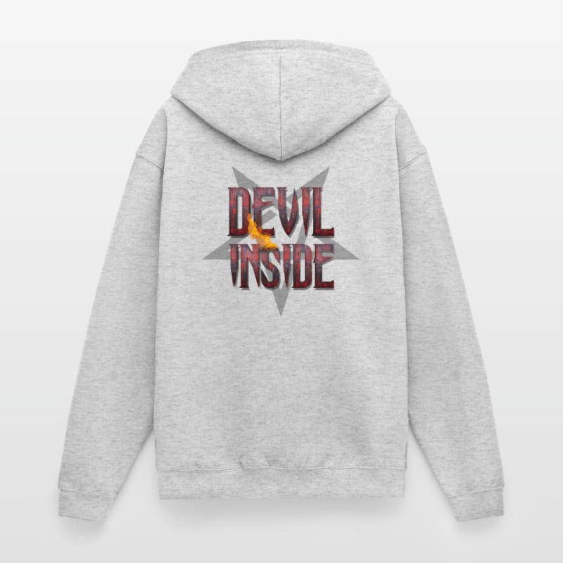 DEVIL INSIDE - Satan / Horror / Devil Unisex Hooded Jacket