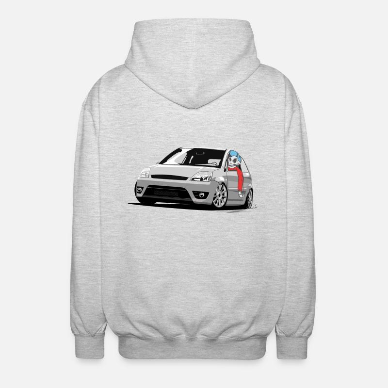 Fiesta 6 ST Skulldriver - Unisex Kapuzenjacke - Hellgrau meliert