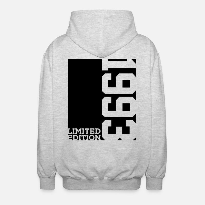 ÉDITION LIMITÉE 33E ANNIVERSAIRE 1993 - Veste à capuche unisexe - gris clair chiné