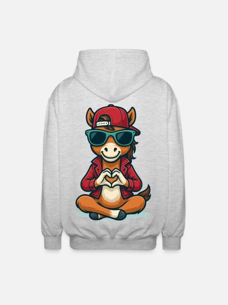 Love Colt Vibes - Unisex Hooded Jacket - light heather grey