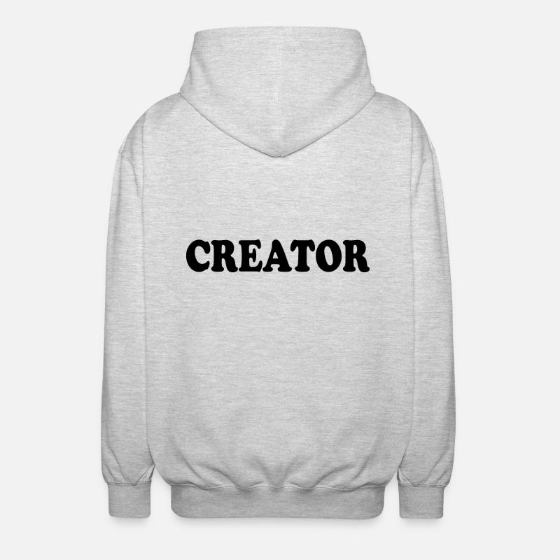 Creator - Veste à capuche unisexe - gris clair chiné