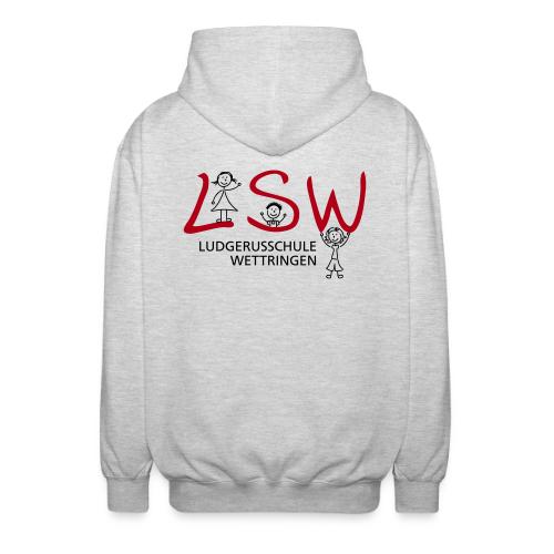 LSW-Logo rot-schwarz - Unisex Kapuzenjacke