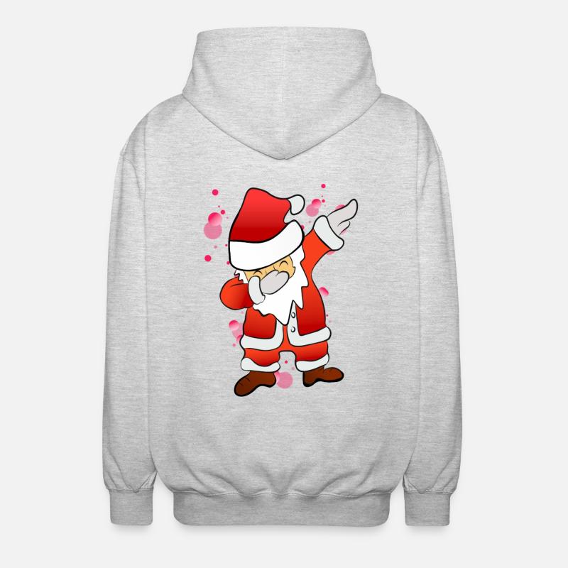 Dabbing Nicholas - Unisex Hooded Jacket - light heather grey