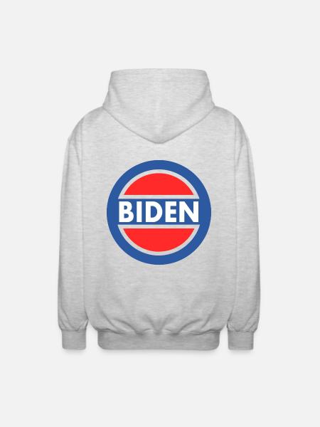 Biden - Unisex Hooded Jacket - light heather grey