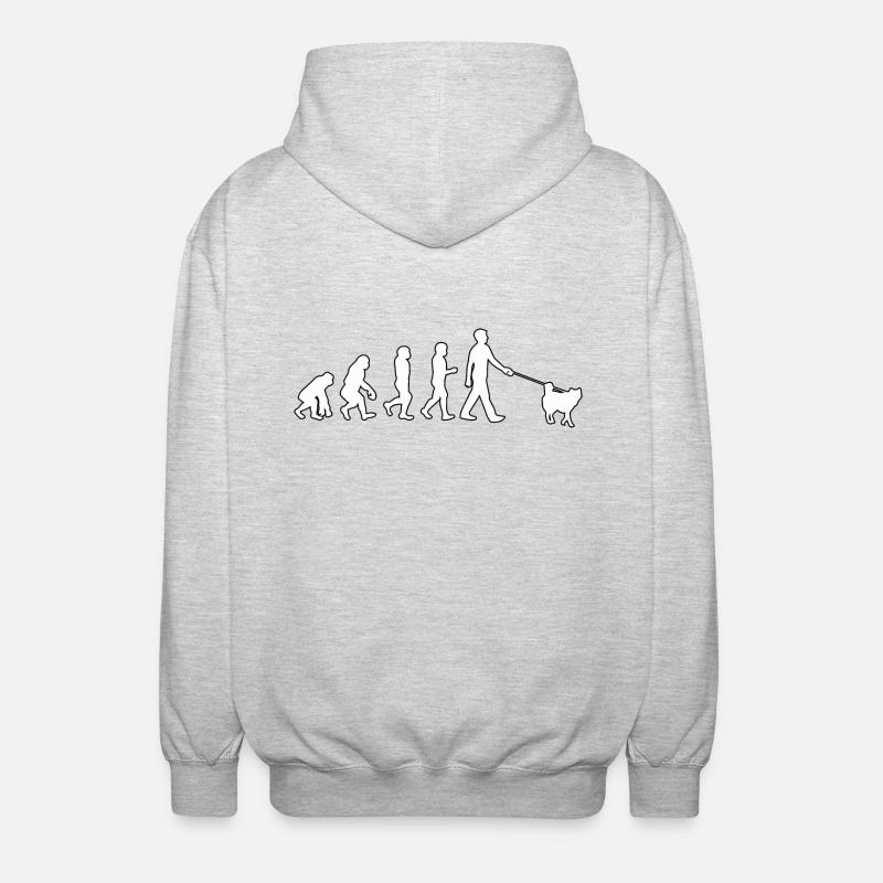 Husky Evolution - Unisex Kapuzenjacke - Hellgrau meliert