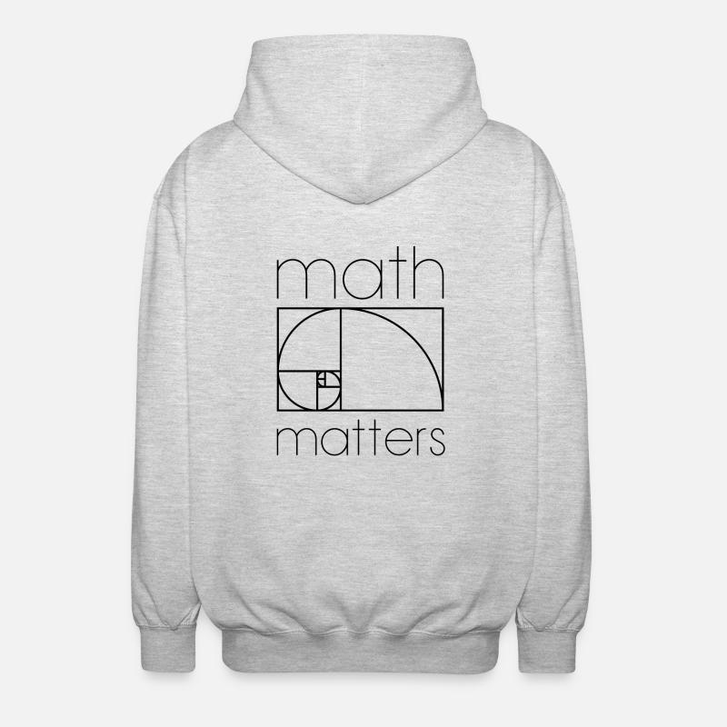 MATH QUESTIONS MATHÉMATIQUES SHIRT - Veste à capuche unisexe - gris clair chiné