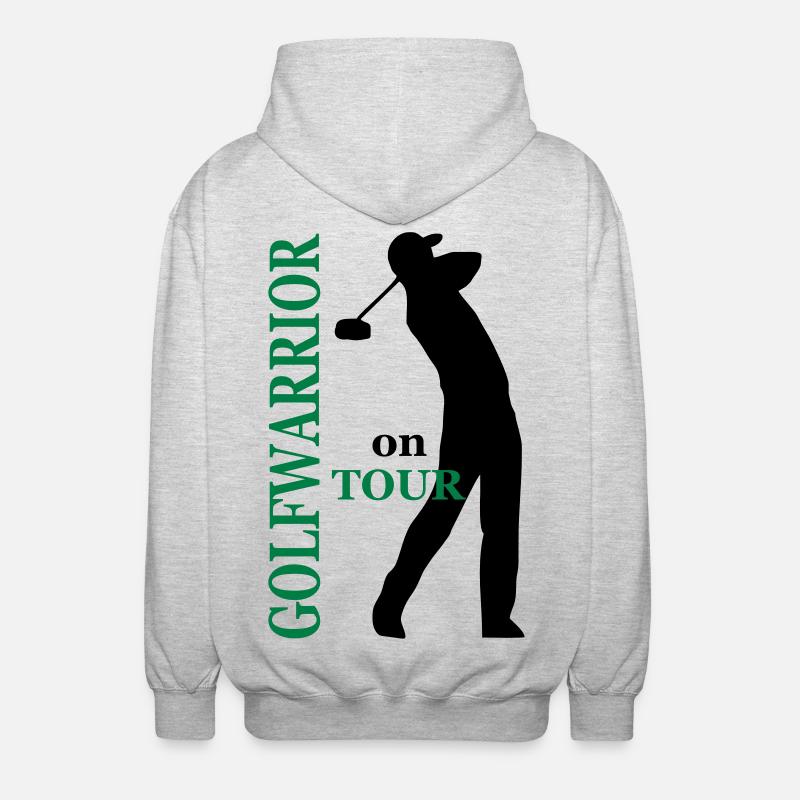 golf - Unisex Hooded Jacket - light heather grey