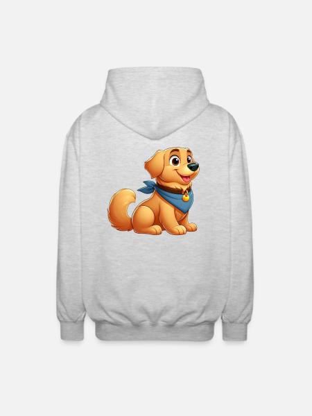 Labrador 3 - Unisex Hooded Jacket - light heather grey