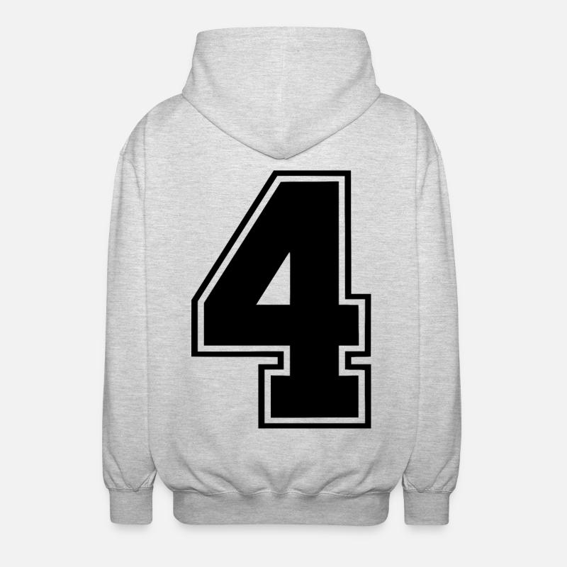 4 - Felpa unisex con cappuccio - grigio chiaro melange