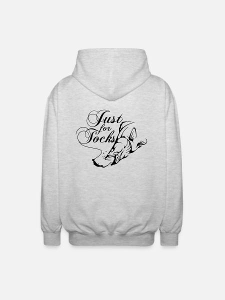 Just for tocks - Unisex Hooded Jacket - light heather grey