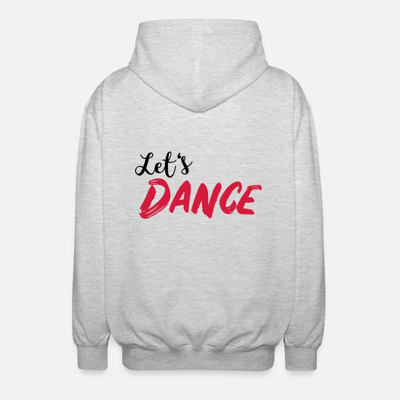 Let's DANCE - Dansons - Veste à capuche unisexe - gris clair chiné