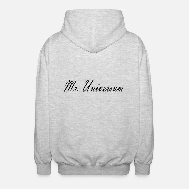 M. Univers - Veste à capuche unisexe - gris clair chiné